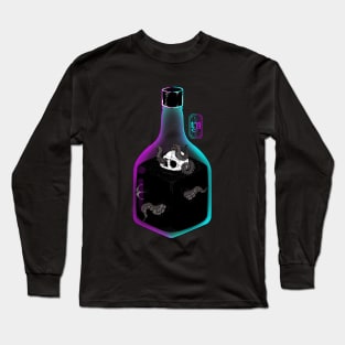 Kraken in Bottle whiskey Long Sleeve T-Shirt